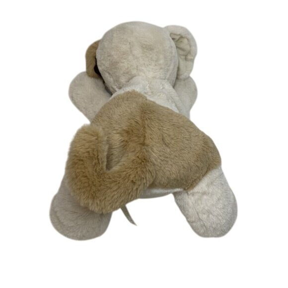 BUNNIES BY THE BAY NIBBLE DOG Skipit Floppy White Tan Brown Sitting 13" Plush - Picture 5 of 7